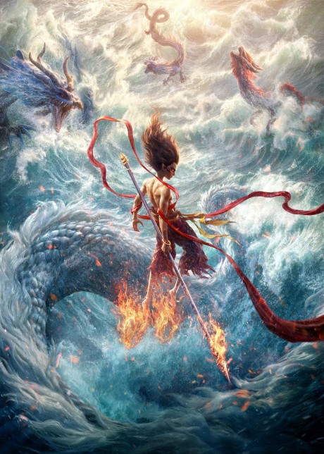 Ne Zha 2: The Devil Boy in the Sea poster