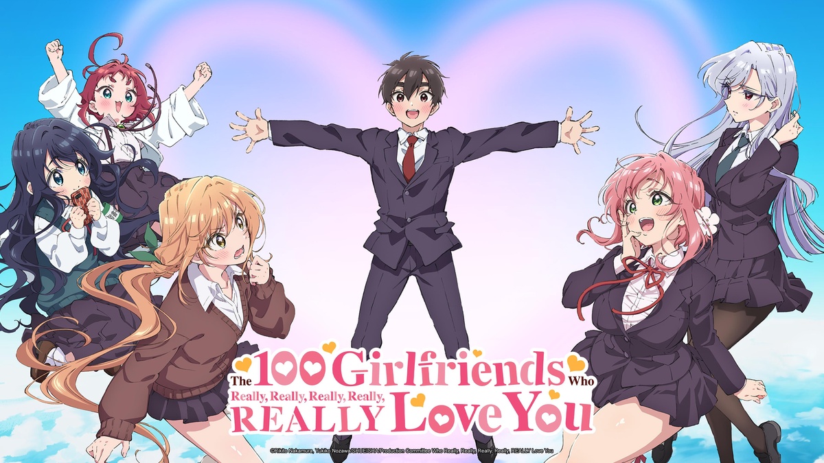 Cover image of The 100 Girlfriends Who Really, Really, Really, Really, Really Love You (Dub)