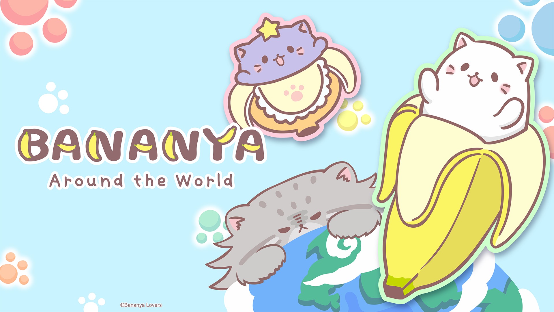 Cover image of Bananya Around the World