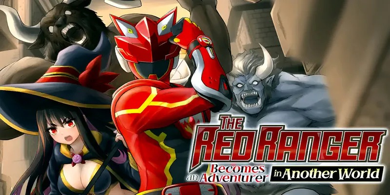 Cover image of The Red Ranger Becomes an Adventurer in Another World