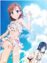 Poster of Toaru Kagaku no Railgun: Episode 13' - Being a Photo Shoot Model Under the Hot Sun Isn't Easy, Is It?